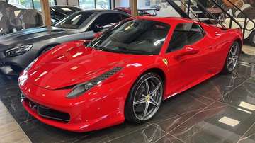 SPIDER F1 V8 4.5 570 ROSSO CORSA /ORIGINE FRANCE/HISTORIQUE/CARBONE/