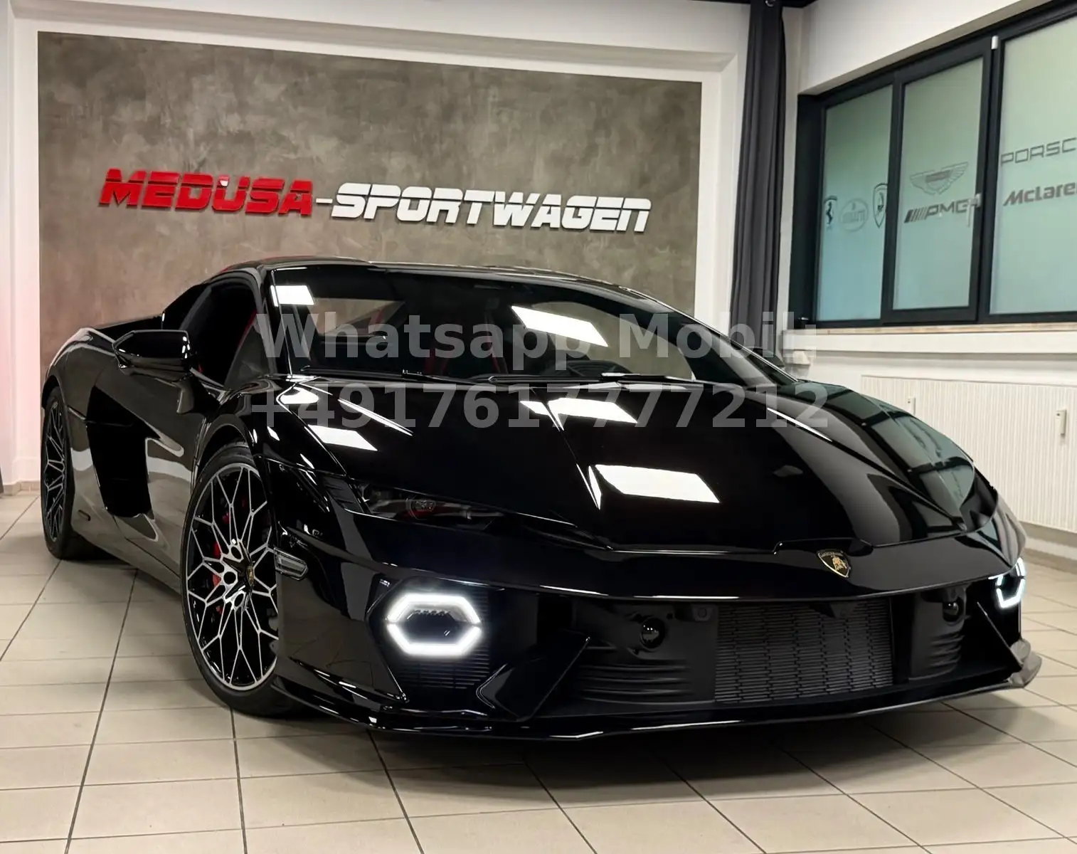 Lamborghini TEMERARIO NERO SONUS P-DISPLAY LIFT PR26 READY!