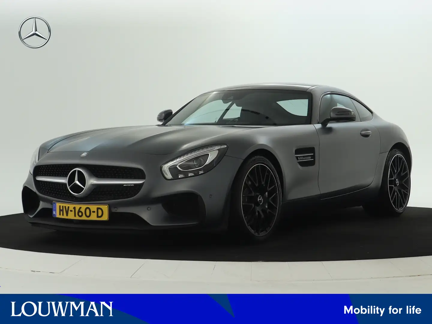 Mercedes-Benz AMG GT 4.0 | 462 pk | V8 | Burmester | AMG Performance ui Grijs - 1