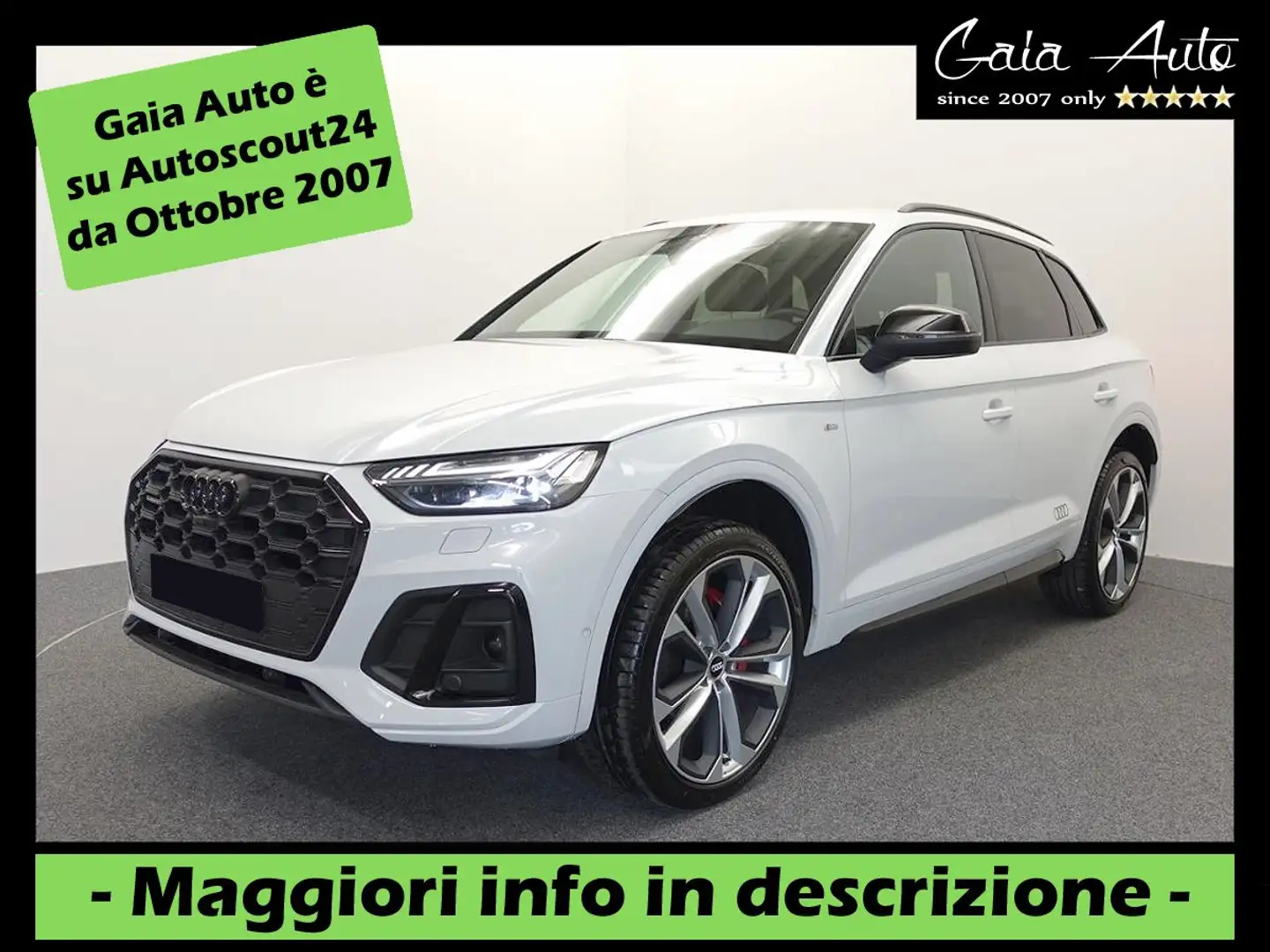 Audi Q5 40TDI Mild-Hybrid 2X SLINE plus S line 21" Bianco - 1