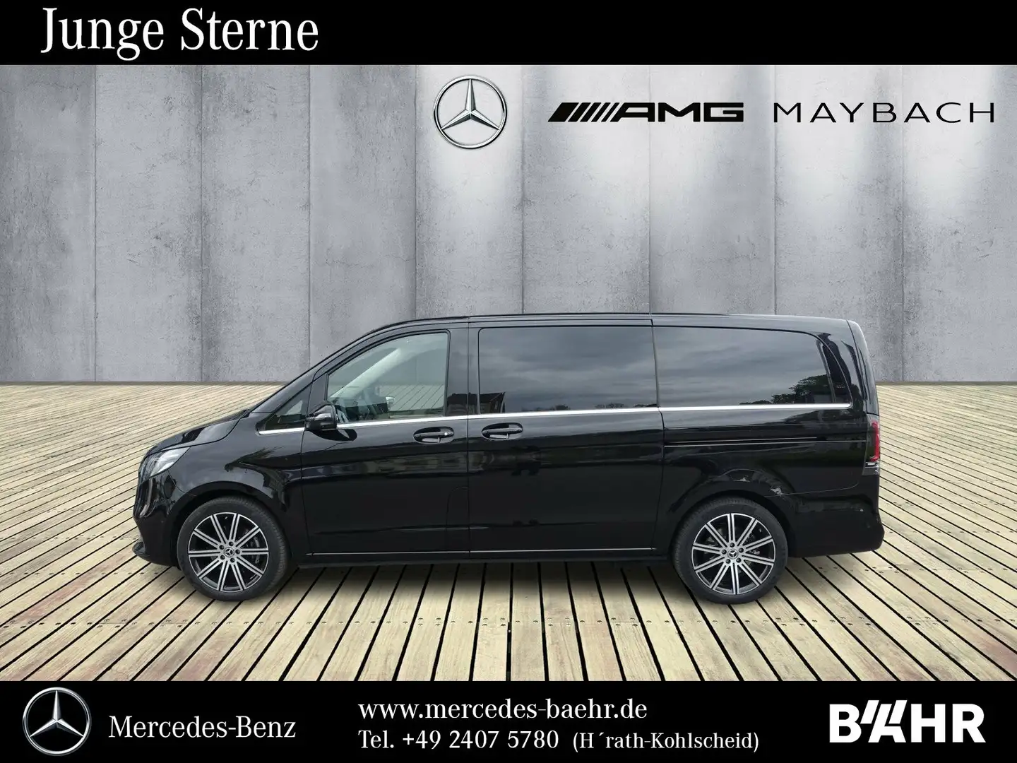 Mercedes-Benz V 300 V 300 d Lang Avantgarde/MBUX/LED/Distronic/LMR19 Schwarz - 2
