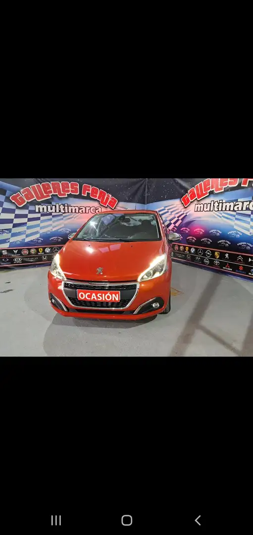 Peugeot 208 208 XAD 1.6 BlueHDI 75 Naranja - 1