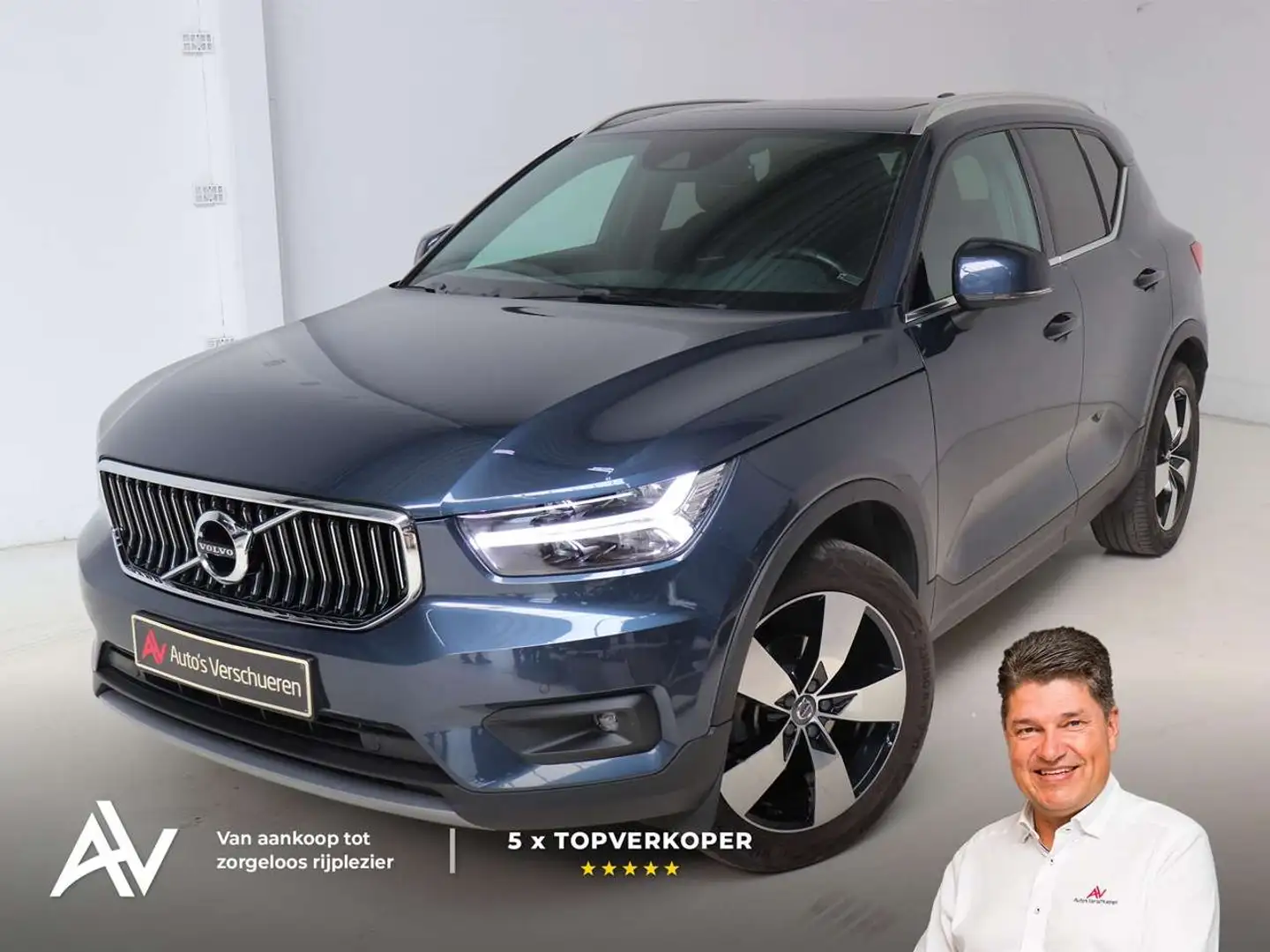 Volvo XC40 T3 Inscription ** Harman  Pano  Leder Blauw - 1