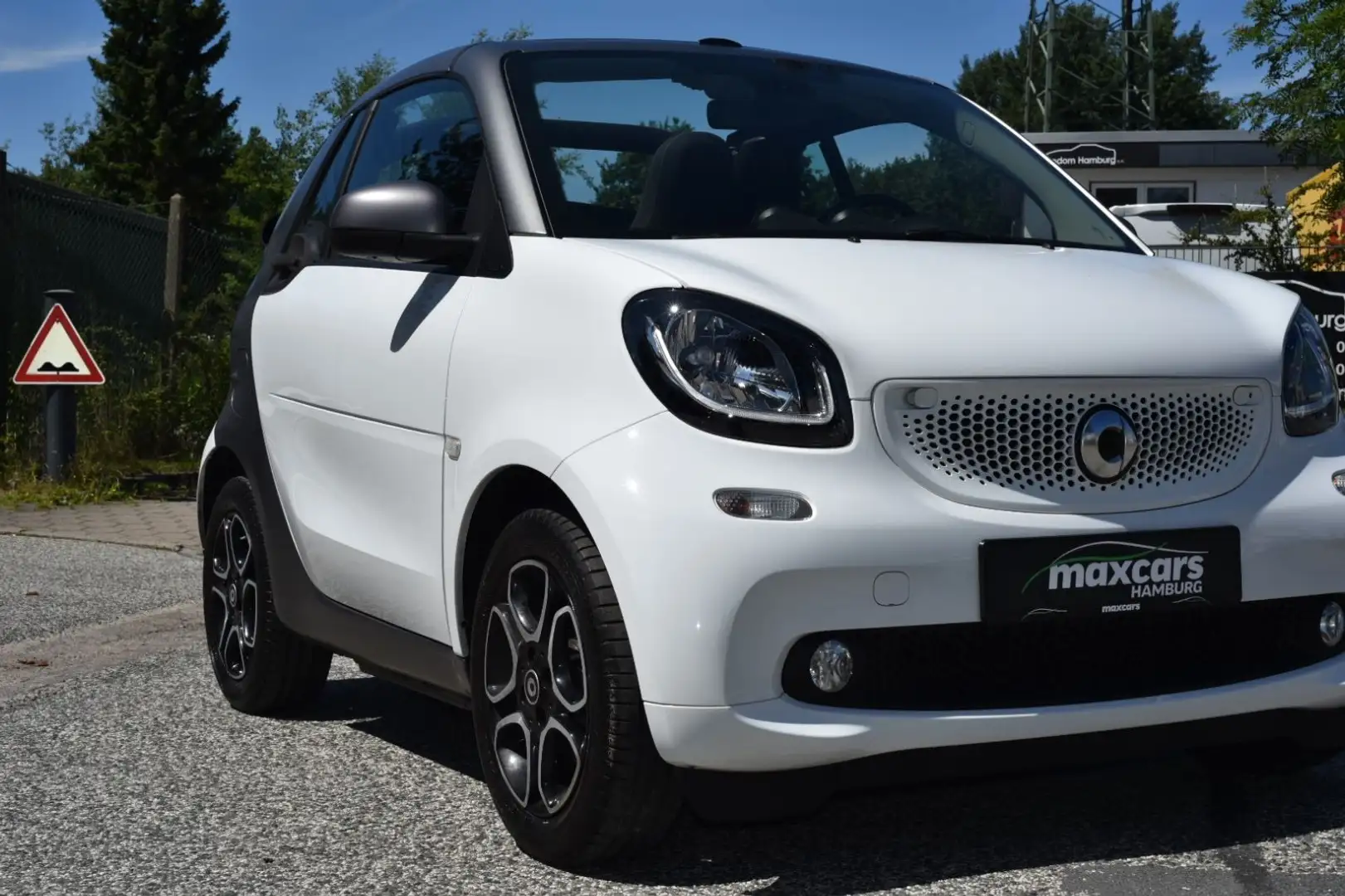 smart forTwo Cabrio NAVI KAMERA TÜV NEU Gris - 1