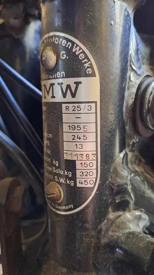 BMW R 25 R25/3 Fekete - 2