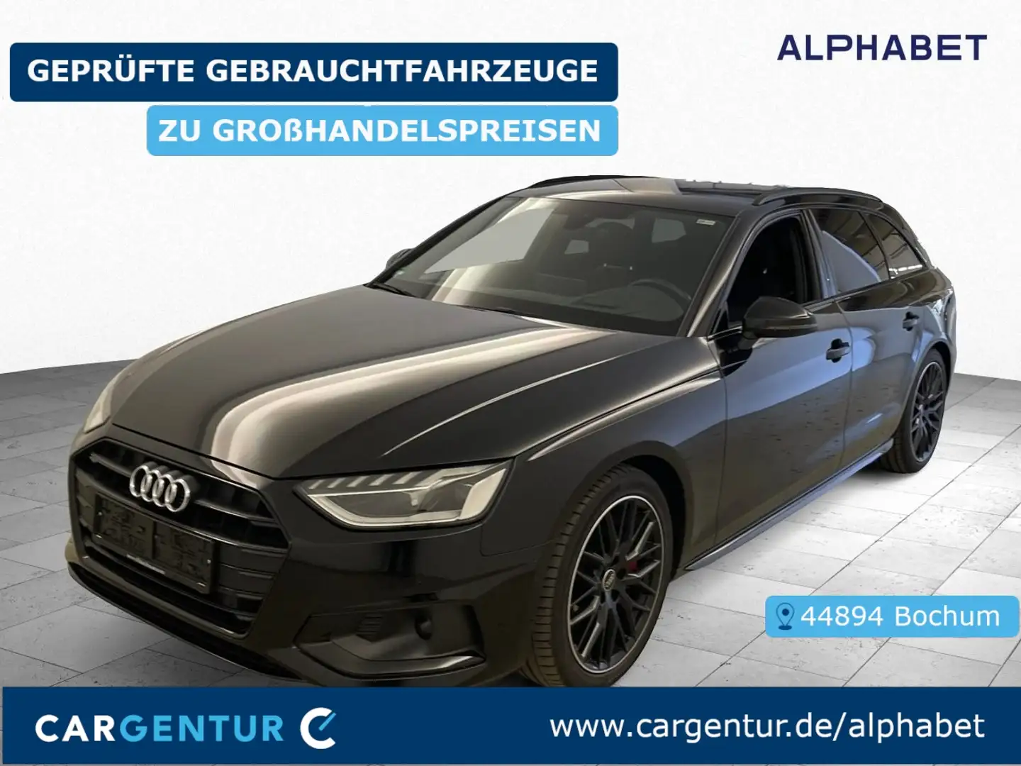 Audi A4 40 2.0 TDI Avant advanced SpoSi El.Heckkl. Noir - 1