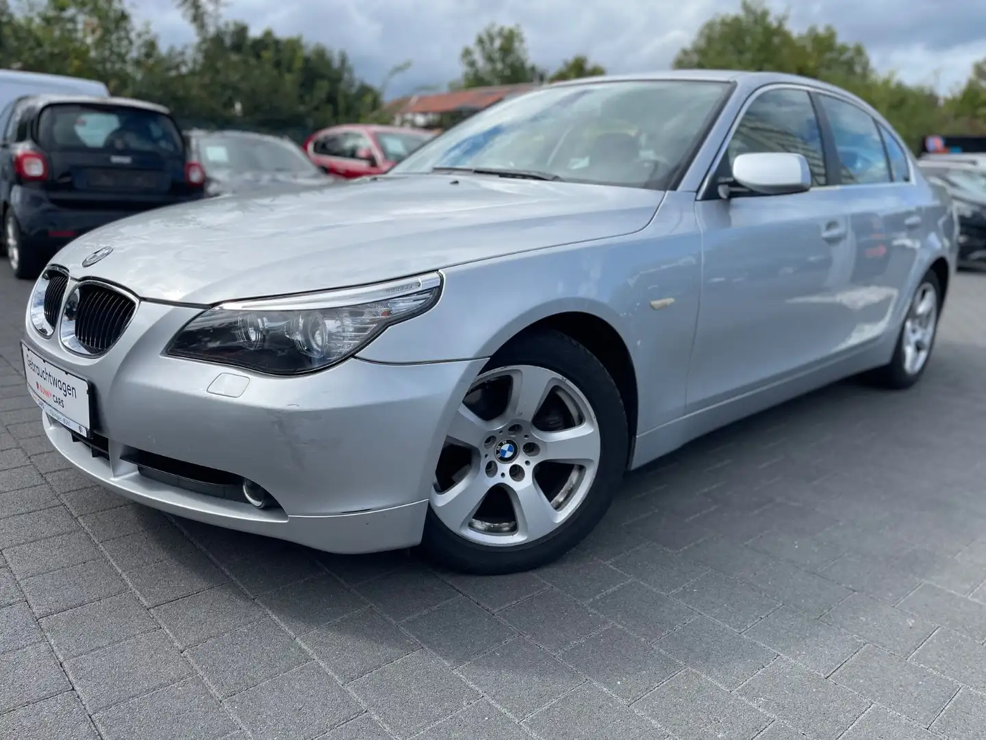 BMW 520 *E60*TÜV8/2027*SPORTAUSPUFF*KLIMA Silber - 1