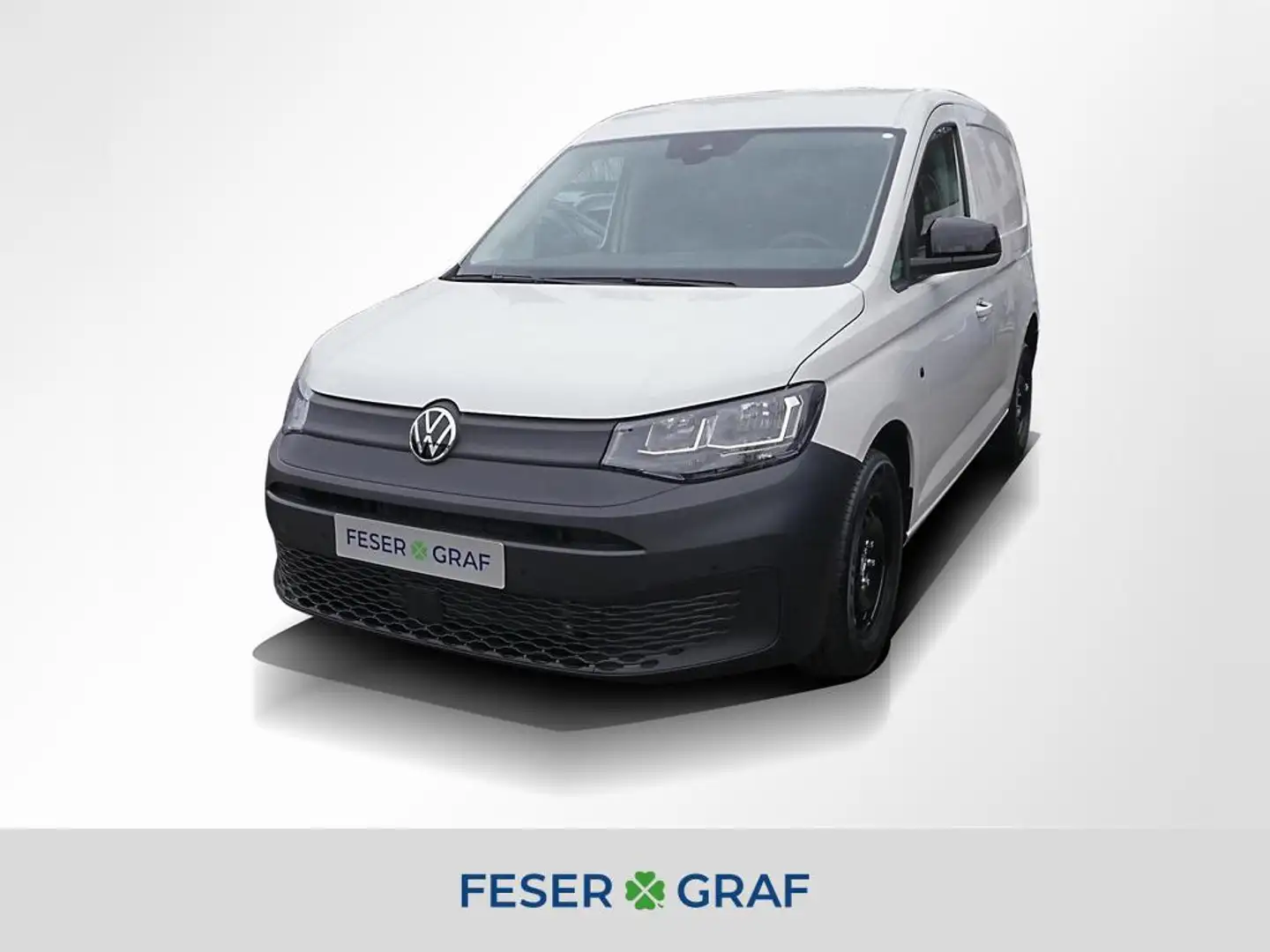 Volkswagen Caddy 2.0 TDI Cargo DAB Klima RüKa Weiß - 1