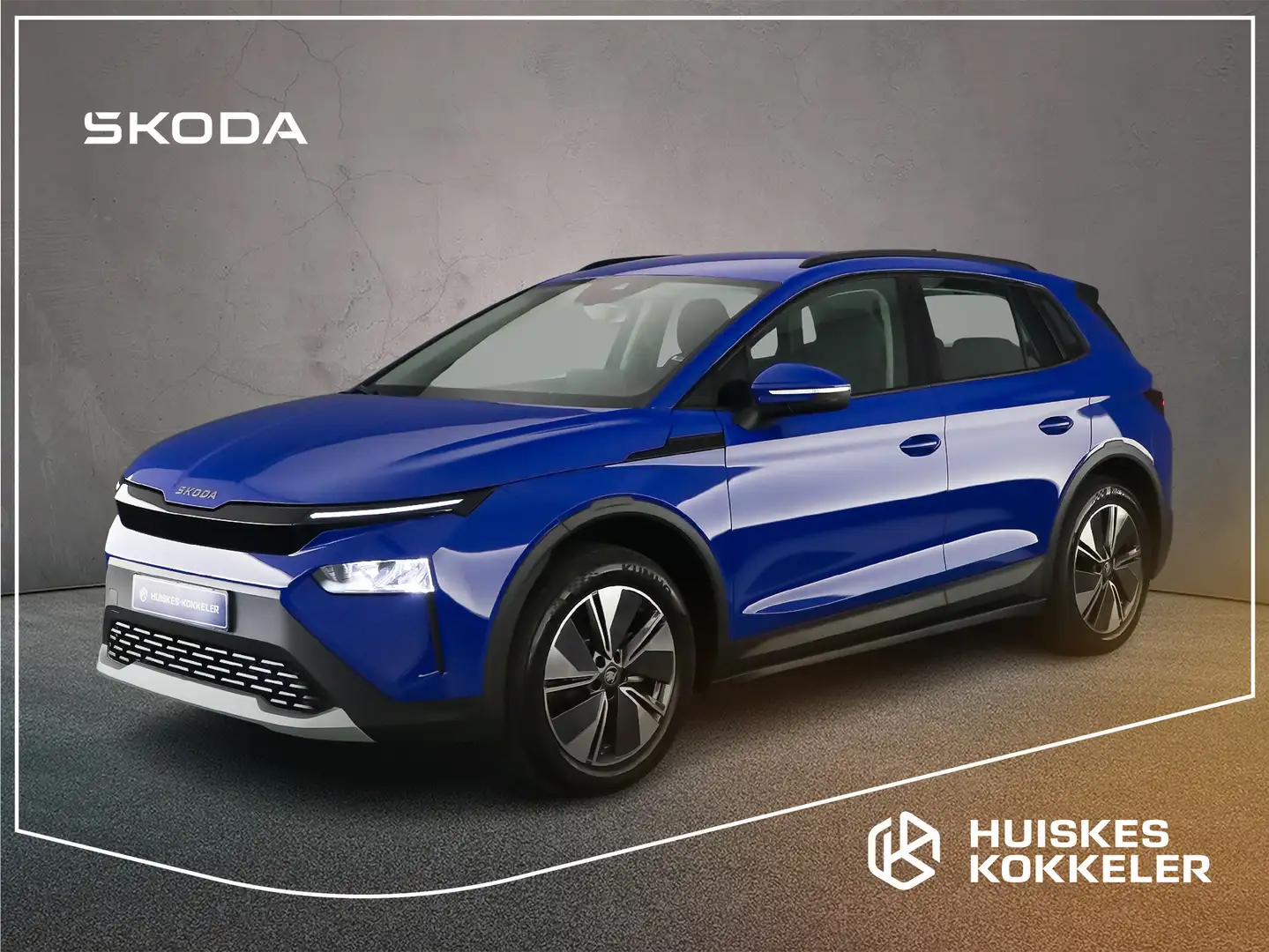 Skoda Elroq Elektromotor 55 kWh 170pk Selection €429,- actie p Bleu - 1