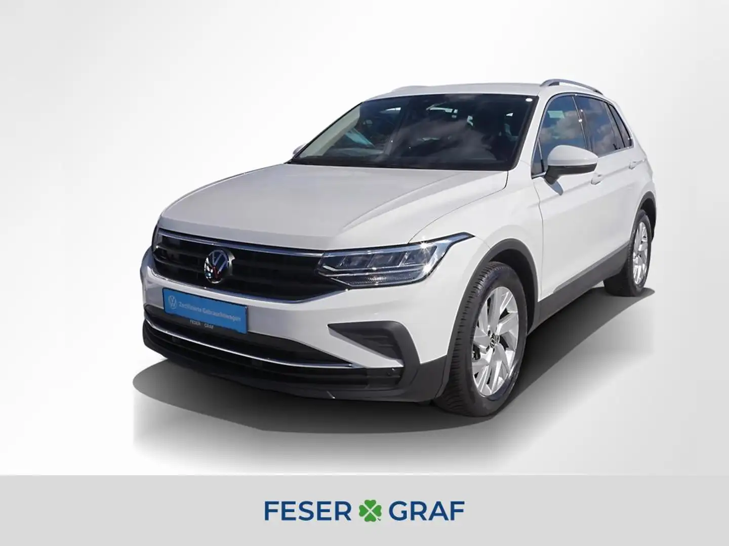 Volkswagen Tiguan 1.5 TSI Move ACC LED Navi RüKa Sitzh. Weiß - 1