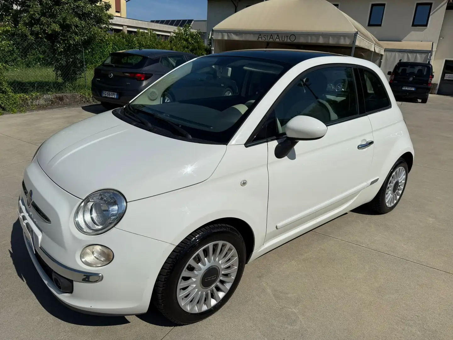 Fiat 500 1.2 Lounge NEO-PATENTATI Weiß - 1