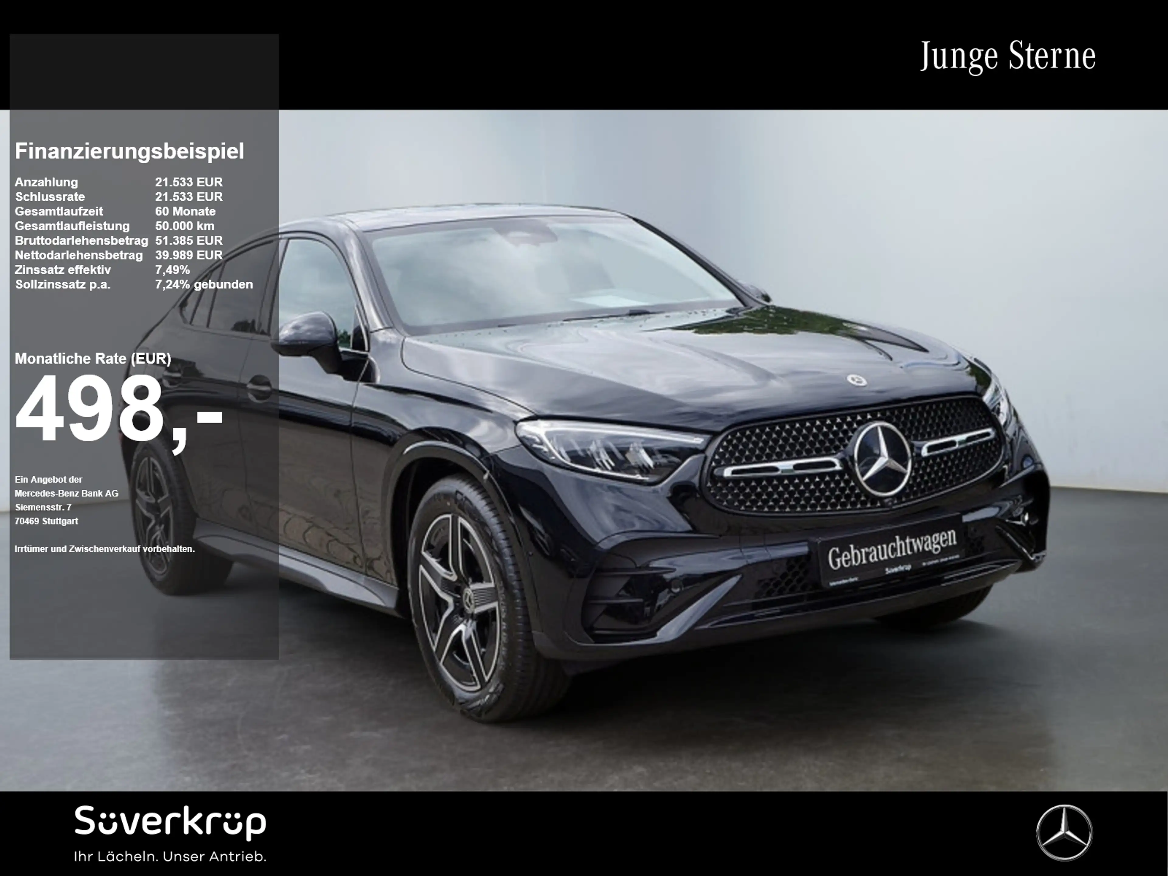 Mercedes-Benz GLC 220 d 4M Coupé | AMG BURM NIGHT MEMO 360 AHK