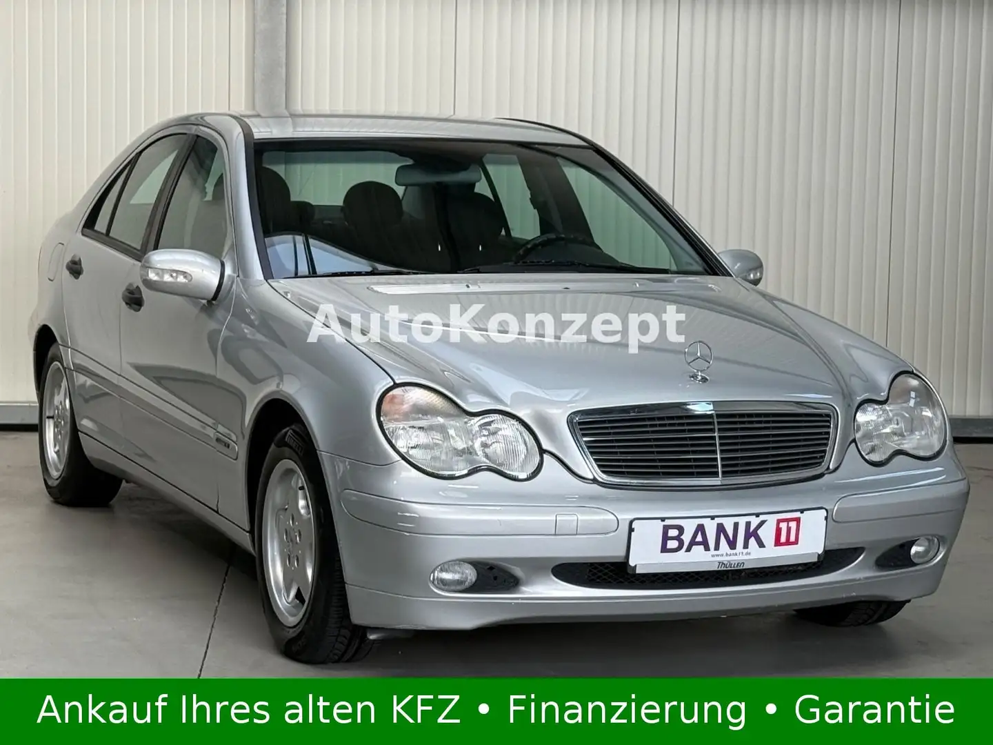 Mercedes-Benz C 180 |Automatik|1.Hand|Scheckheft|Tempomat Argent - 1
