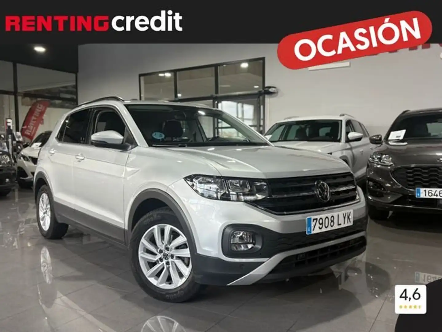 Volkswagen T-Cross 1.0 TSI Advance DSG7 81kW Plateado - 1