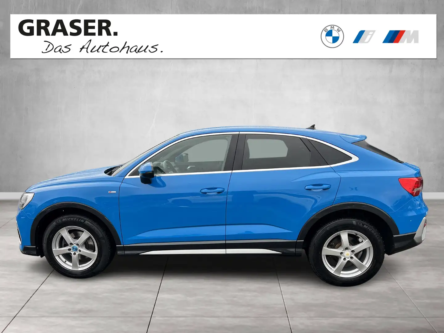 Audi Q3 35 TFSI Sportback S tronic S line AHK LED Blau - 2