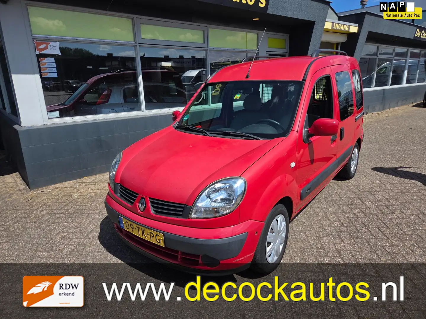 Renault Kangoo 1.6-16V Expression Luxe/AIRCO Rojo - 1