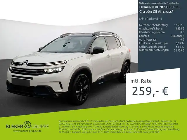 Citroen C5 Aircross Shine Pack Hybrid
