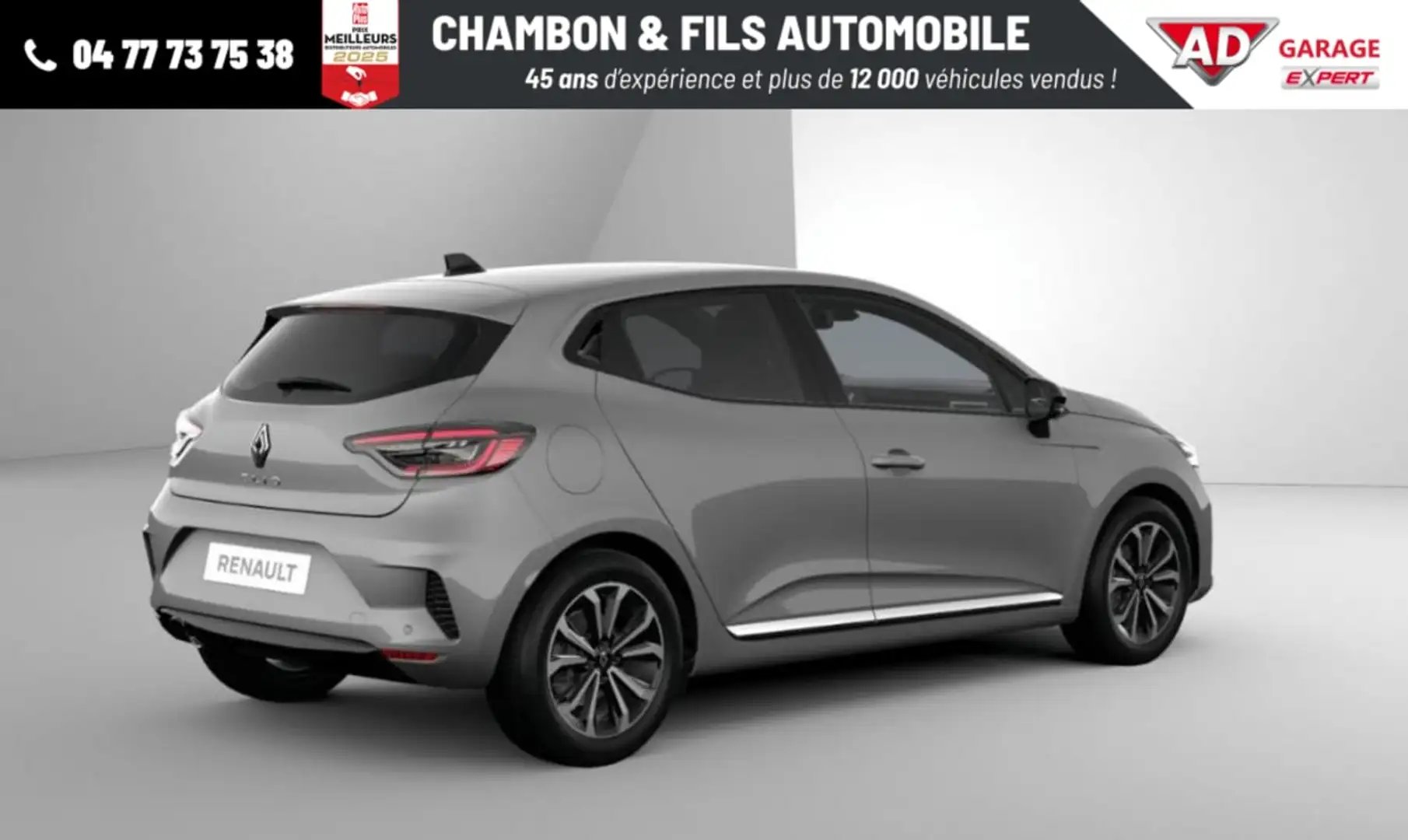 Renault Clio V TCe 90 ch GSR2 Techno Gris - 2