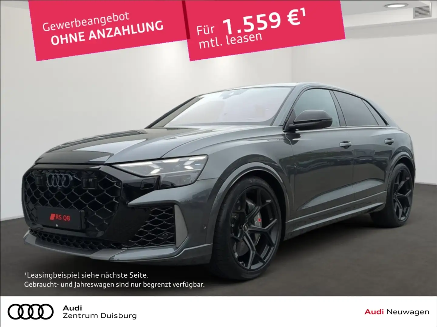 Audi RS Q8 performance Luftfederung StandHZG AHK El. Navi Led Grijs - 1