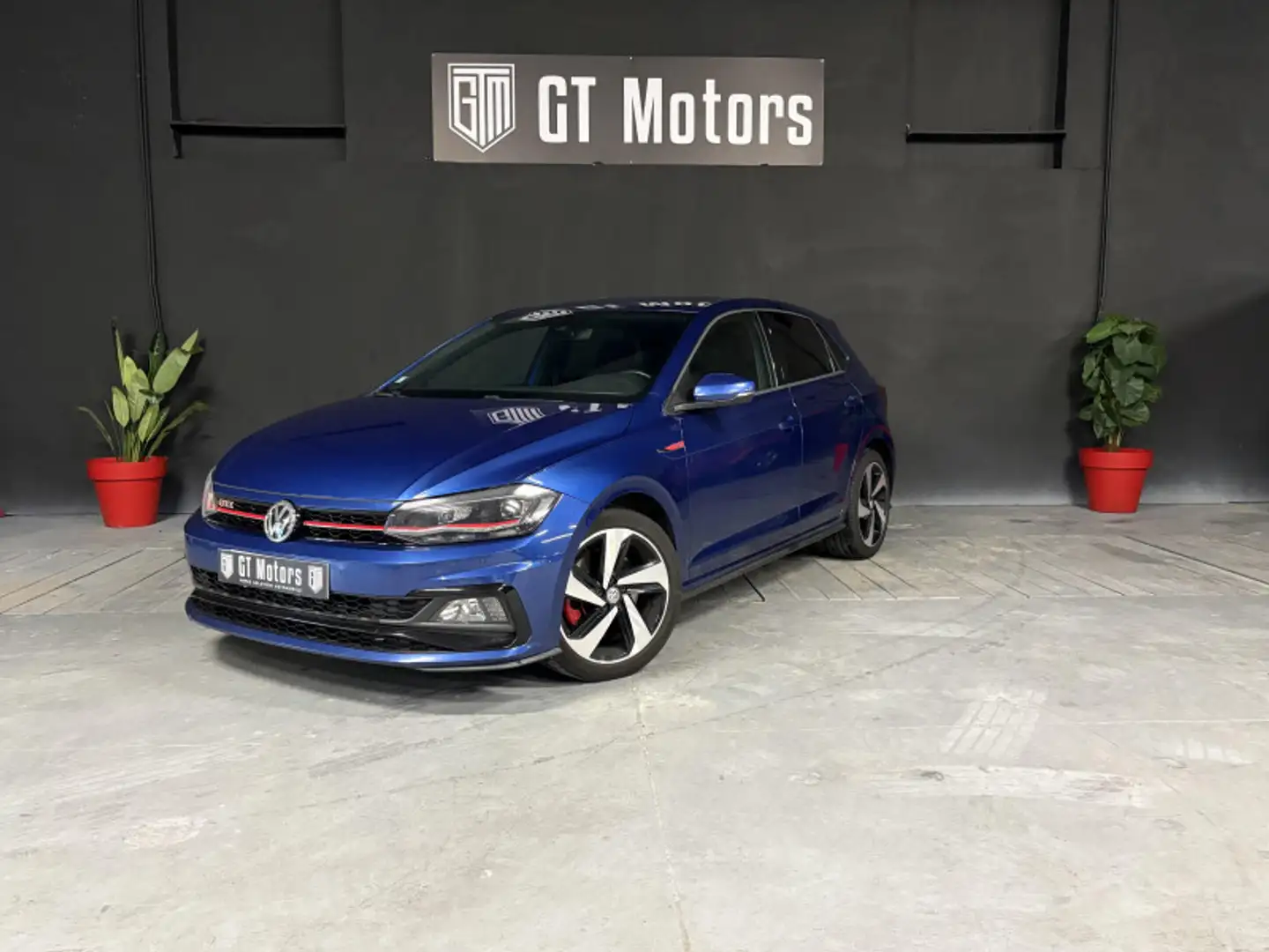 Volkswagen Polo 2.0 TSI 200CH GTI DSG6 EURO6D-T Blau - 1