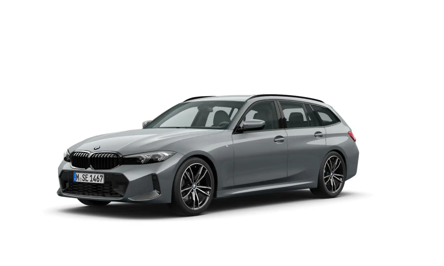 BMW 320 3-serie Touring 320i M Sport Grijs - 1