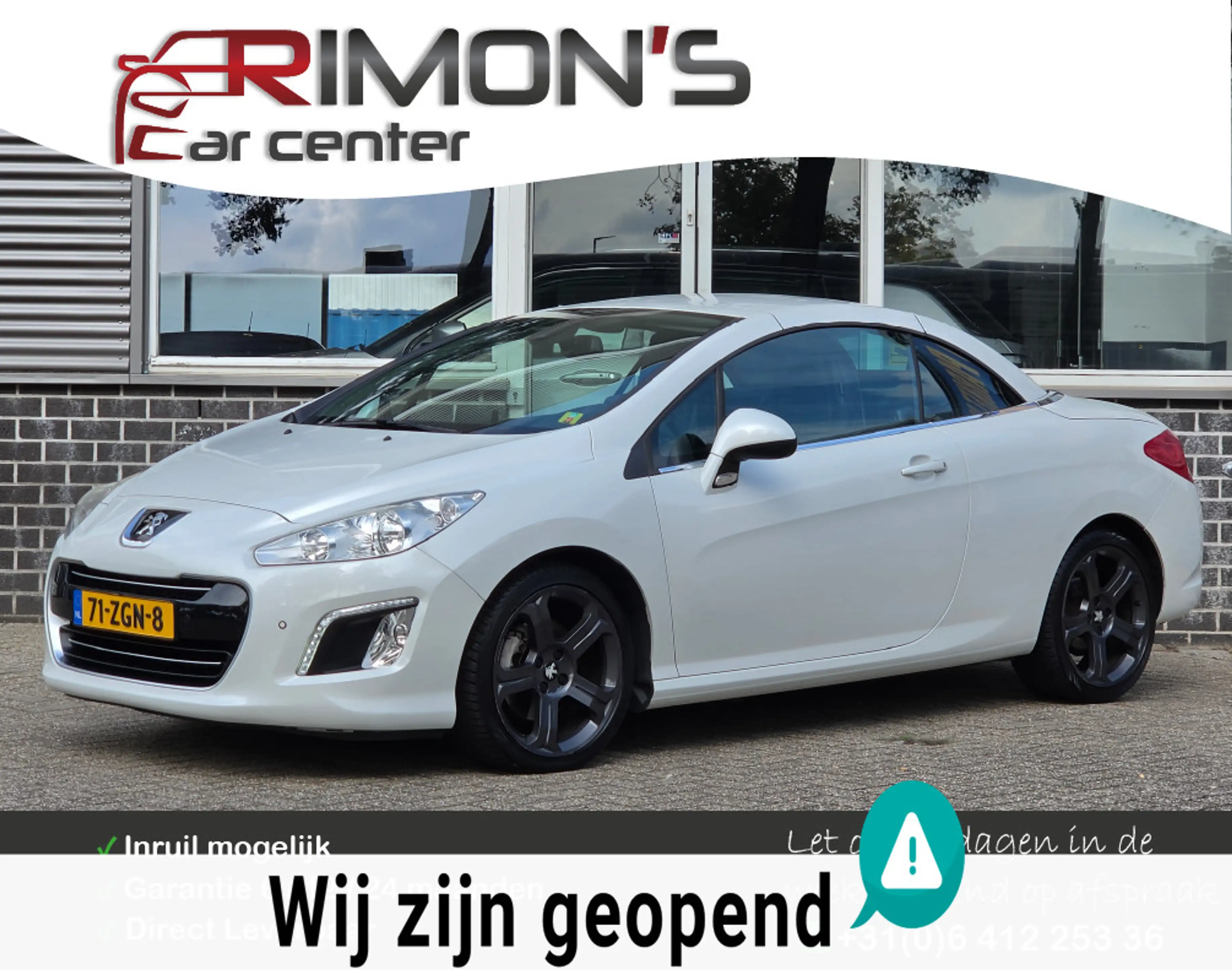 Peugeot 308 CC 1.6 THP Griffe Leder Navi Stoel+Nek Verwarming