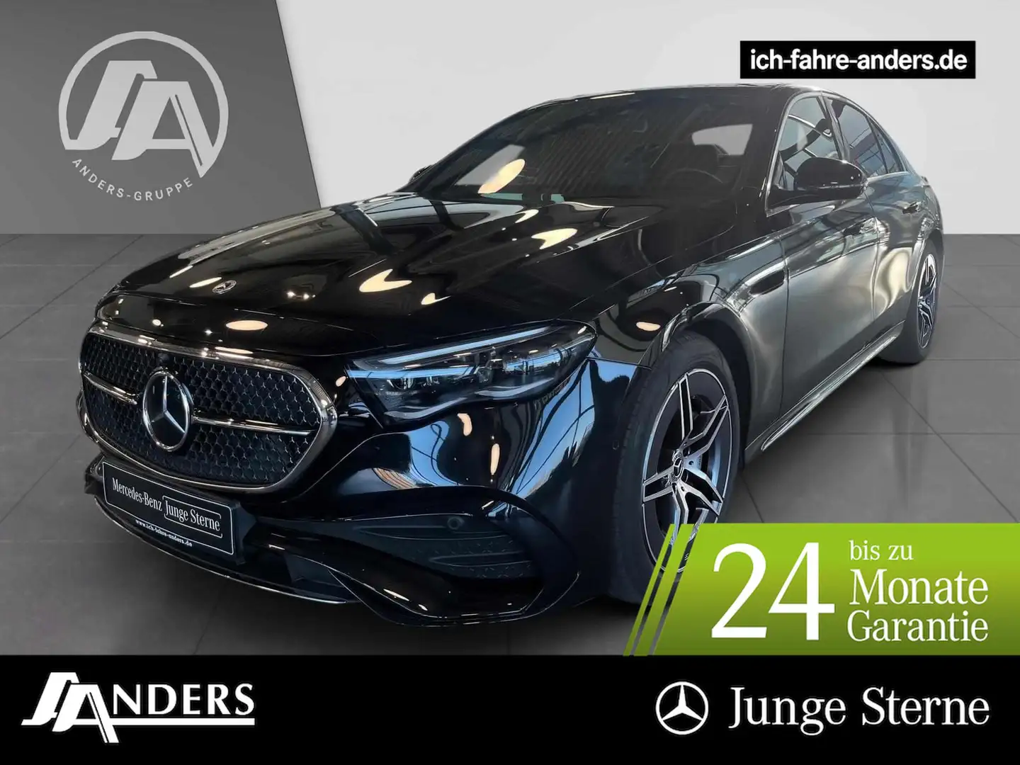 Mercedes-Benz E 450 4M AMG+Distr.+360°Kam+Memory+Amb-Bel.+LED+ Schwarz - 1