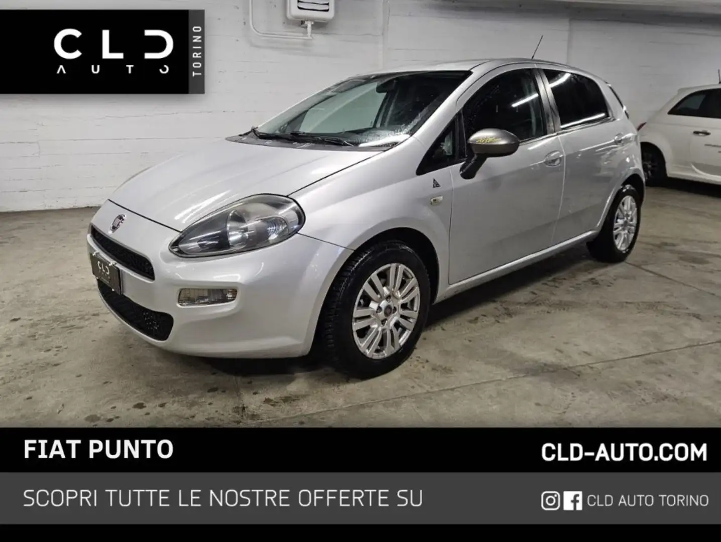 Fiat Punto 1.3 MJT II 75 CV 5 porte Young Grigio - 1