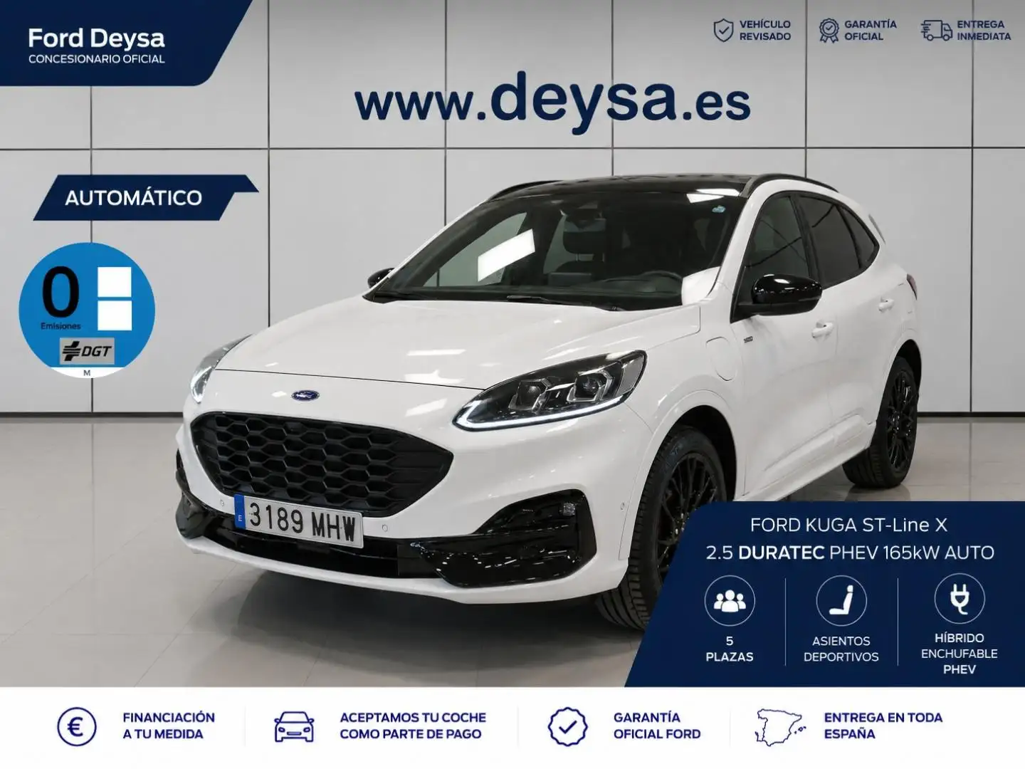 Ford Kuga ST-Line X 2.5 Duratec PHEV 165kW Auto Blanco - 1