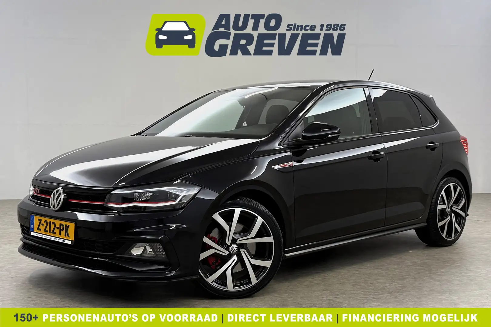 Volkswagen Polo GTI 2.0 TSI 200PK LED Clima Cruise PDC 18''LMV Zwart - 1