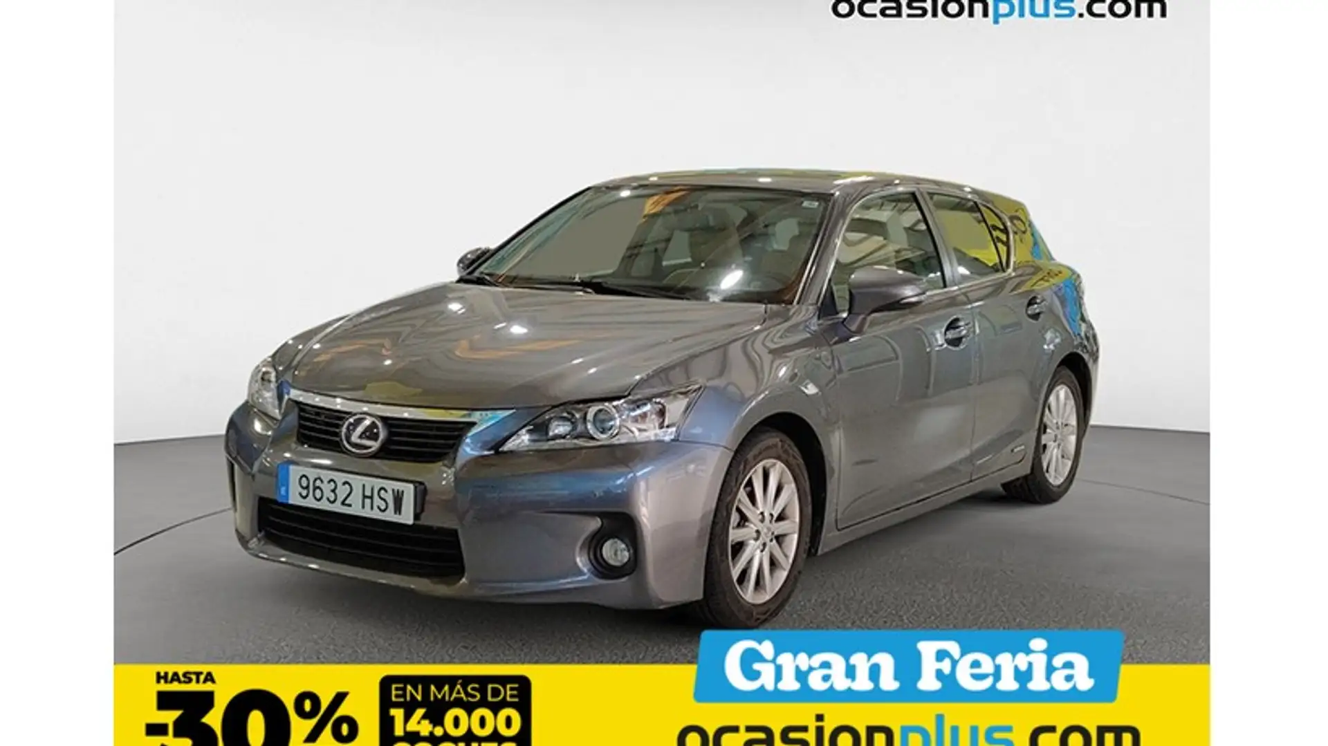Lexus CT 200h Hybrid Drive Tecno+Navi Gris - 1