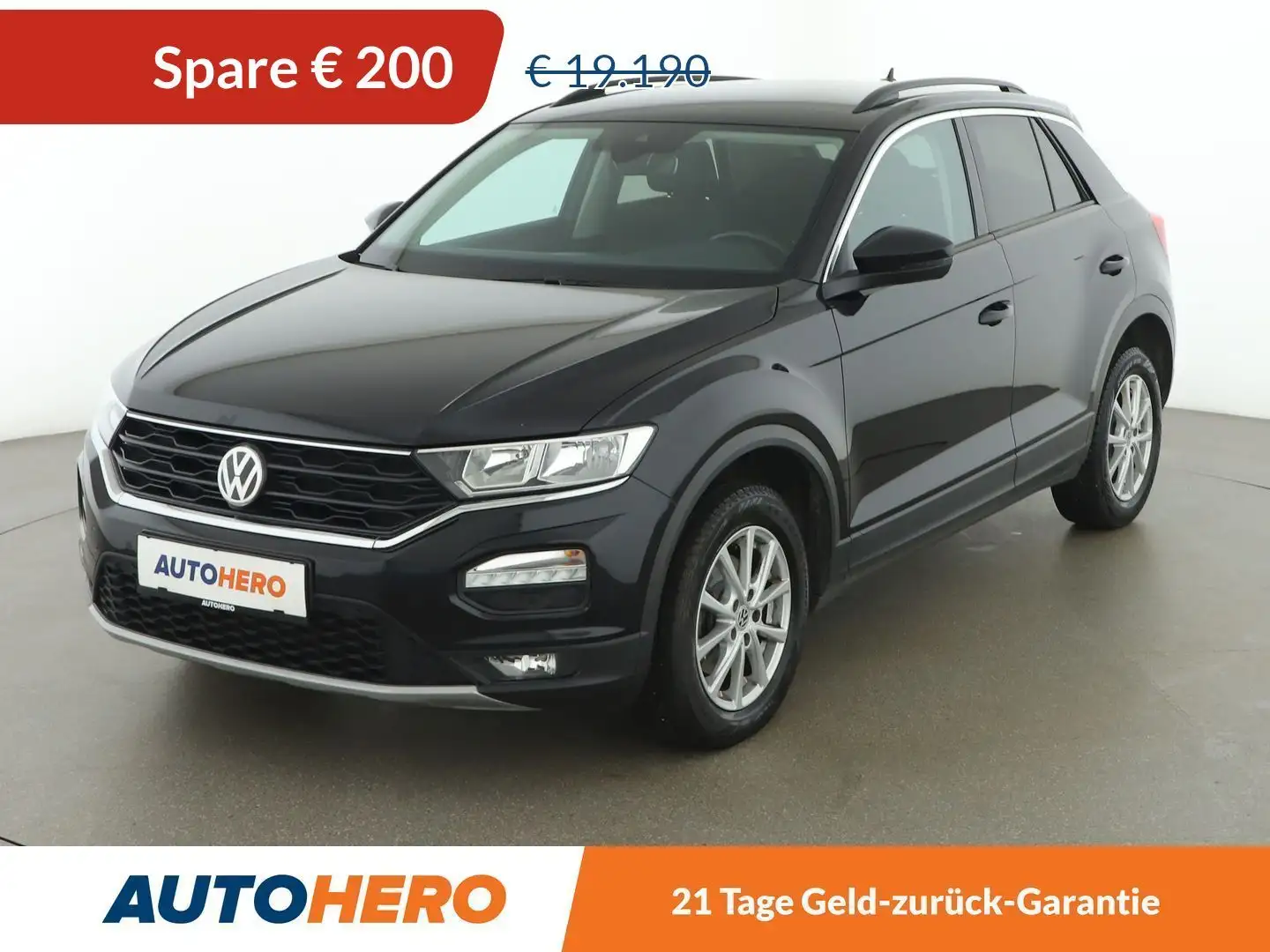 Volkswagen T-Roc 1.6 TDI Design *ACC*CAM*SPUR*SHZ*CARPLAY&AUTO* Schwarz - 1