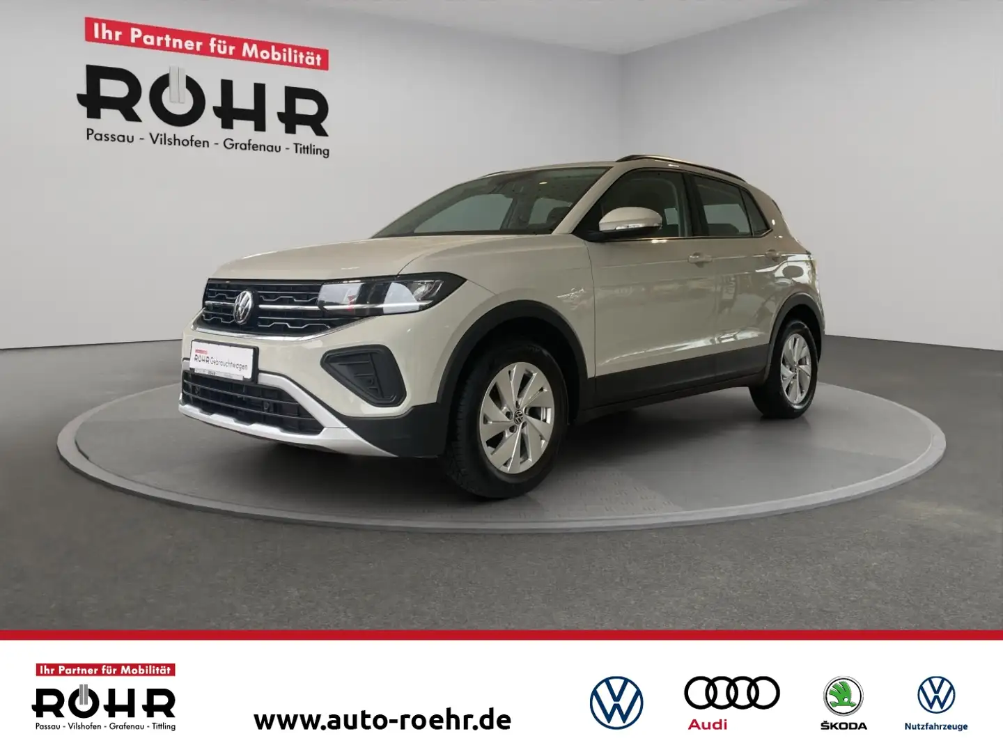 Volkswagen T-Cross Life (SHZ.ACC.LED.DAB.PDC) 1.0 TSI Gris - 1