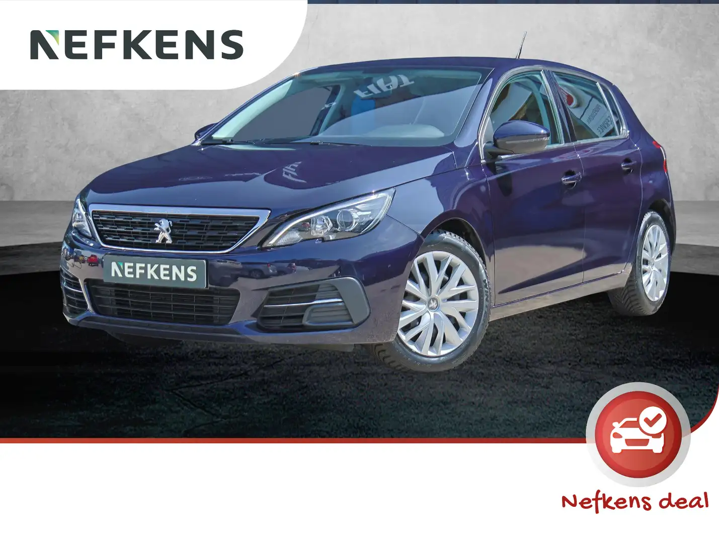 Peugeot 308 110pk Blue Lease | 1ste eigenaar | LEER | Airco | Blau - 1
