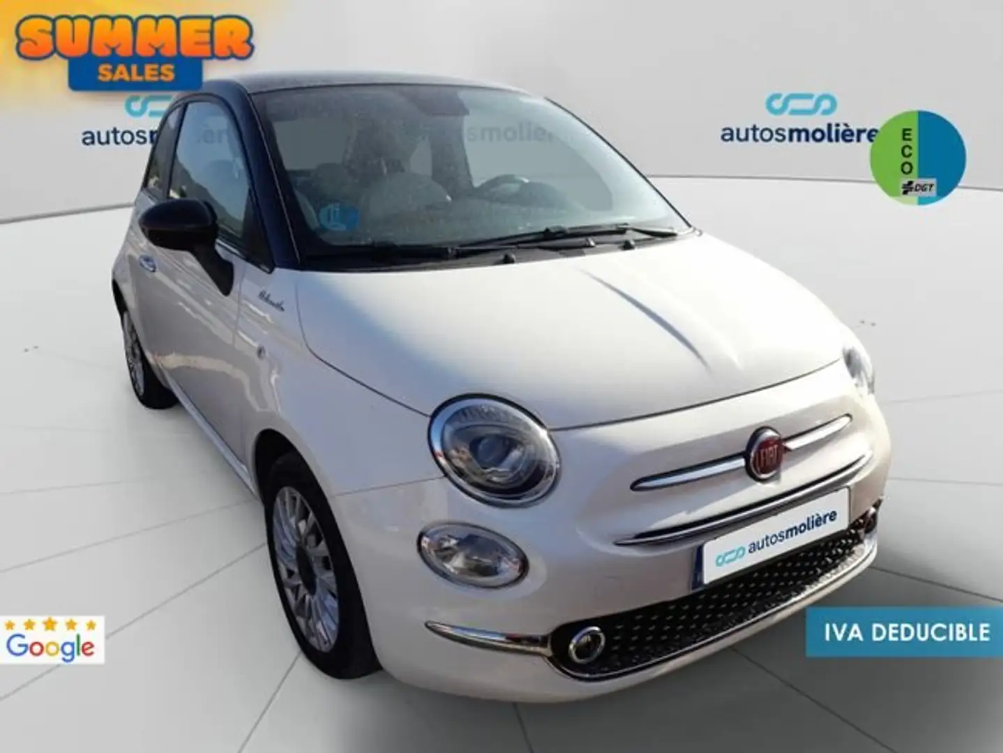 Fiat 500 1.0+Hybrid+Dolcevita+51+kW+%2870+CV%29 Blanco - 2