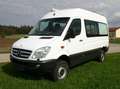 Caravans-Wohnm Mercedes-Benz 315 CDI Sprinter 4x4 Wohnmobil als PKW-Zulassung, mit L2H2, ZG4 MS-Sperre, AHK, Geländefahrzeug mit 4 Schlafplätzen Weiß - thumbnail 1