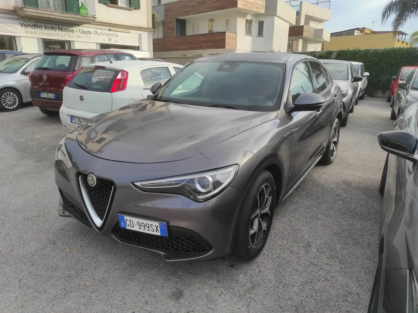 Alfa Romeo Stelvio Stelvio 2020 2.2 t Super rwd 160cv auto Gris - 1