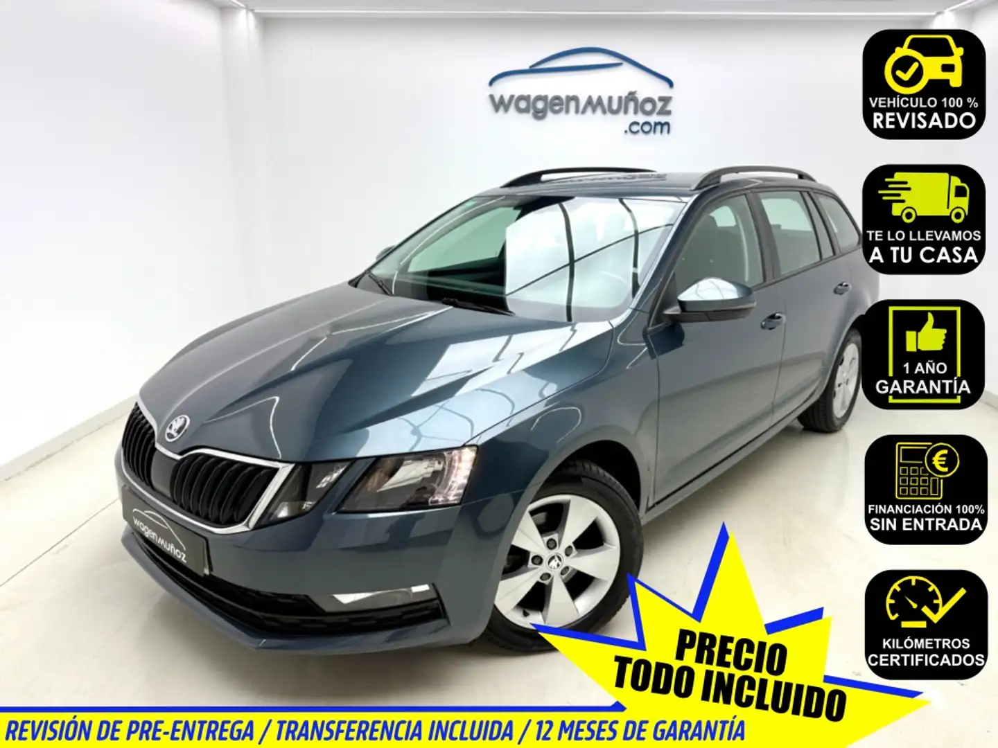 Skoda Octavia Combi 1.6TDI CR Ambition Gris - 1