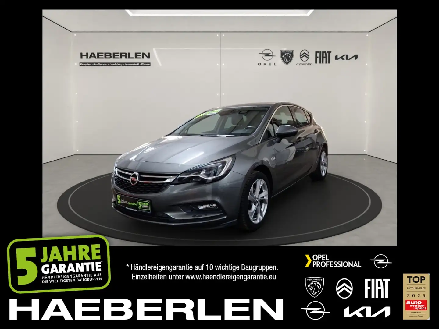 Opel Astra K 1.4 Turbo INNOVATION LED+Navi+SHZ+Kam. Grijs - 1