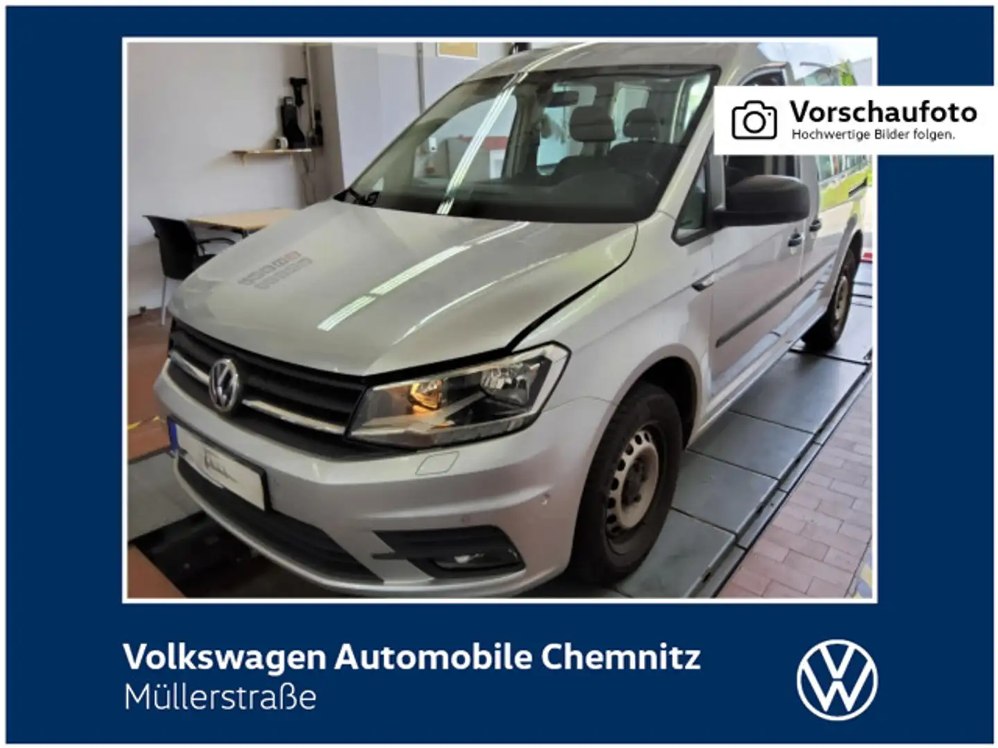 Volkswagen Caddy 2.0 TDI Kombi ParkPilot LED Navi Bluetooth Silber - 1