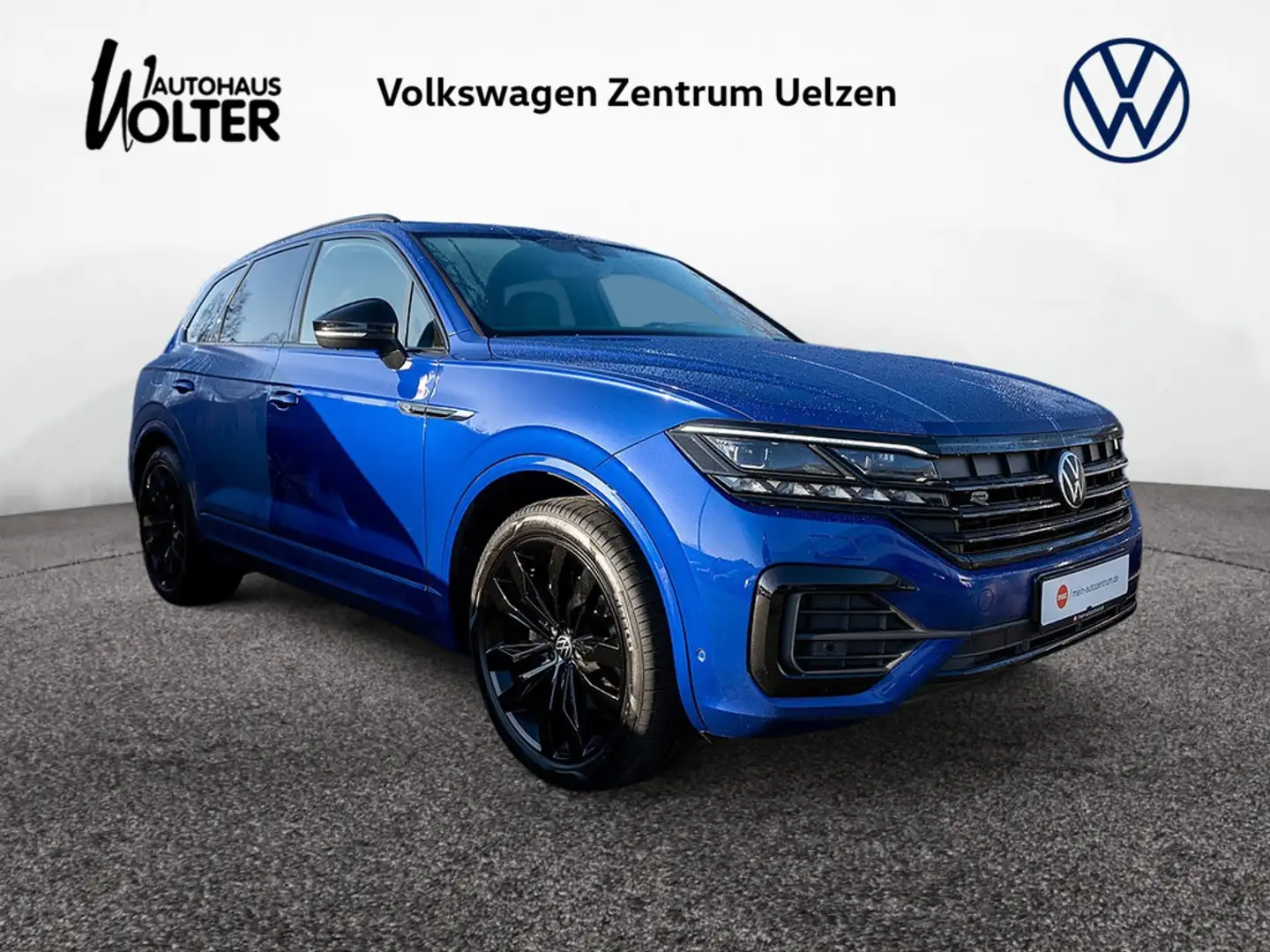 Volkswagen Touareg 3.0 V6 TDI R-Line 4M AHK HUD LUFT PAN Blau - 1