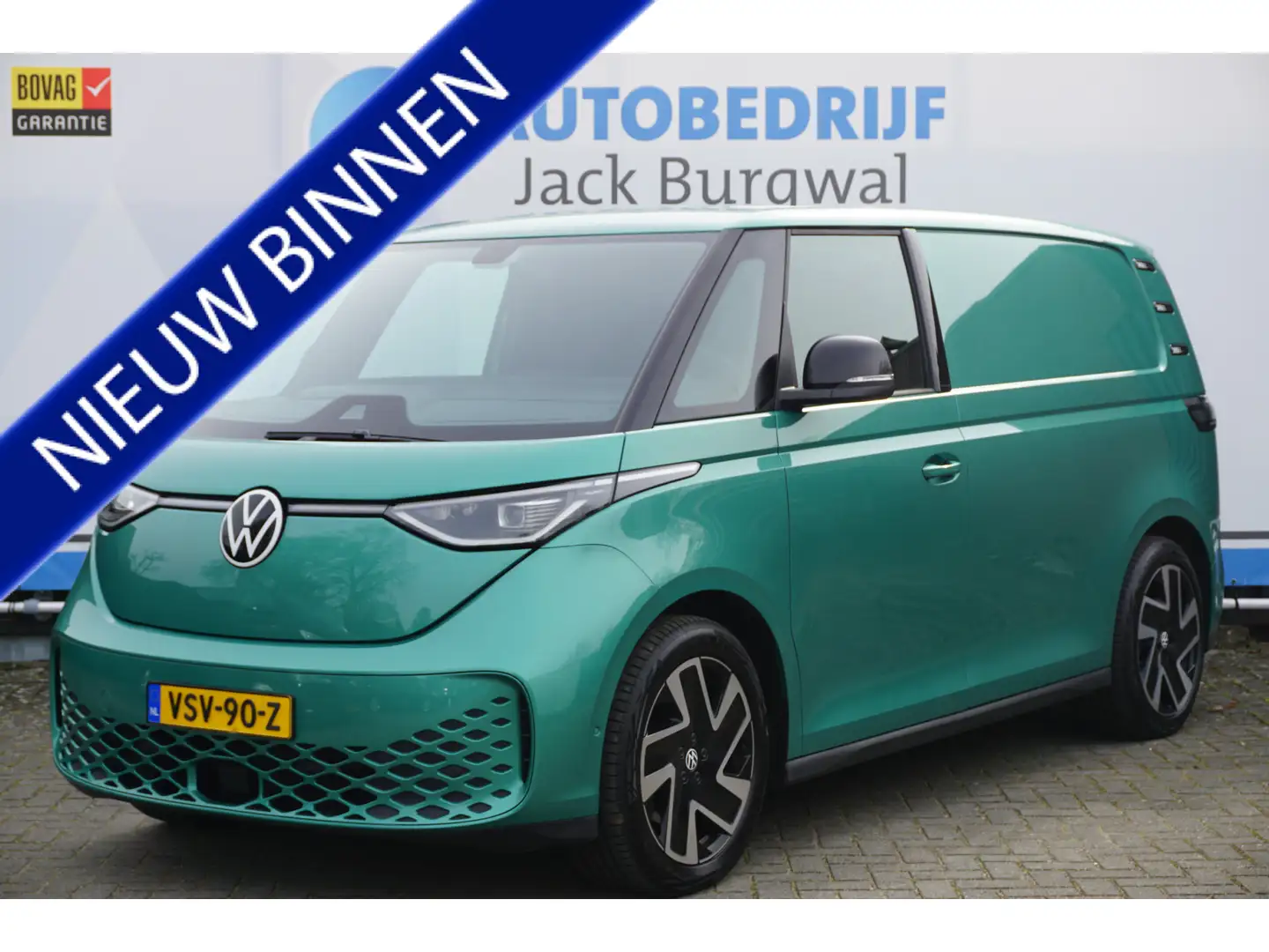 Volkswagen ID. Buzz Cargo 77 kWh SOH 100% Trekhaak | Camera | IQ Light Grün - 1