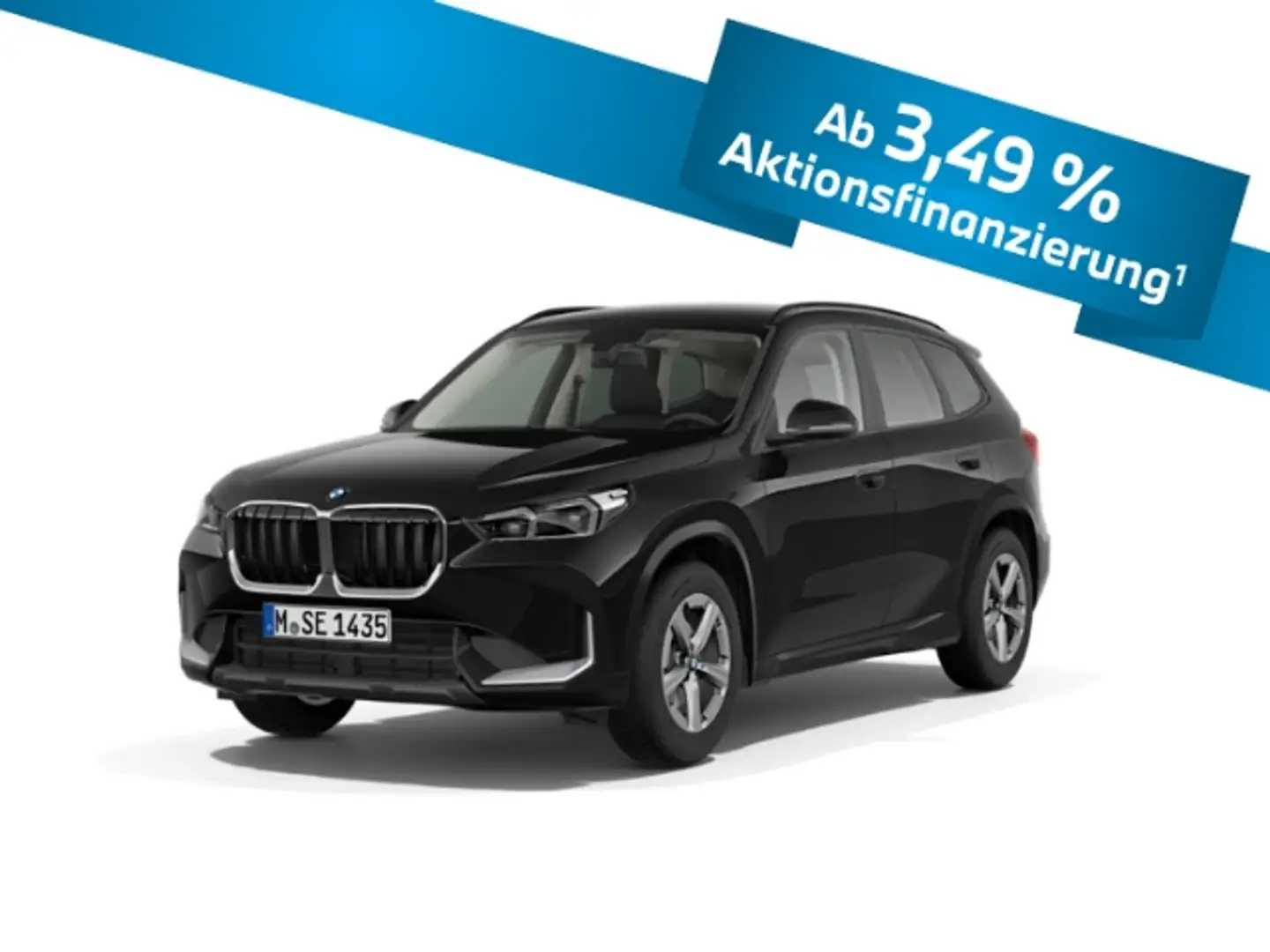 BMW X1 sDrive20d AHK DAB Navi Adaptiv-LED Klima Sitzhz Schwarz - 1