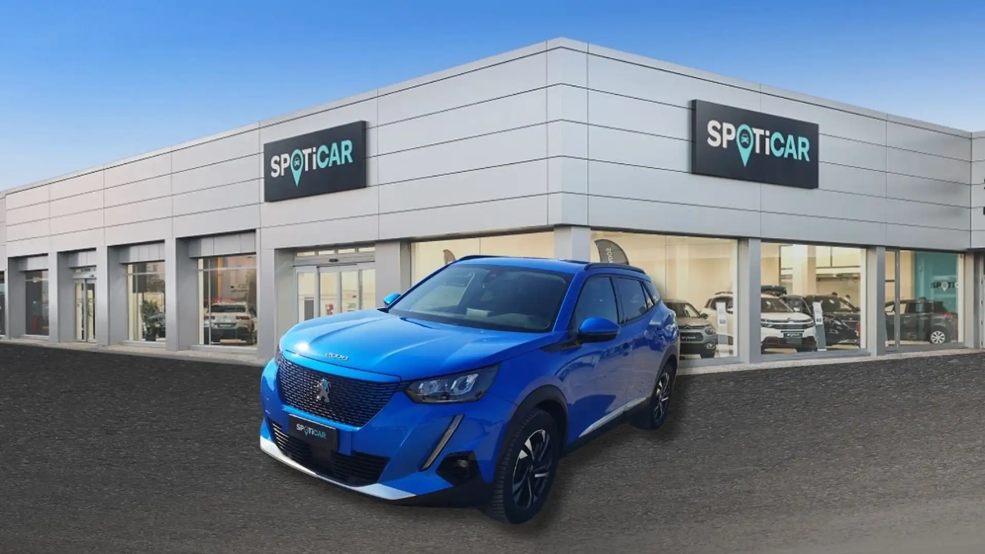 Peugeot 2008 motore elettrico 136 CV Allure Pack Blu/Azzurro - 1
