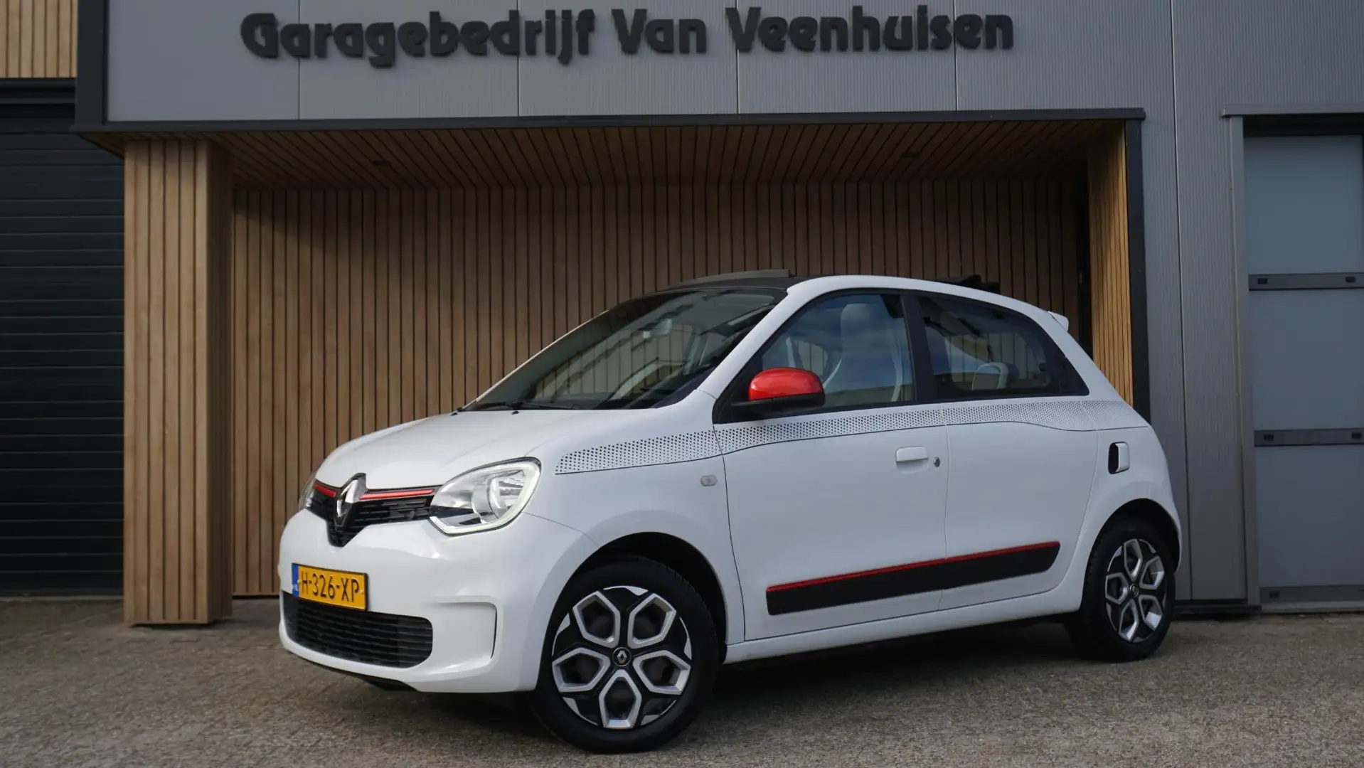 Renault Twingo 1.0 SCe 73pk 5Drs Collection Vouwdak/Open dak Airc Wit - 1