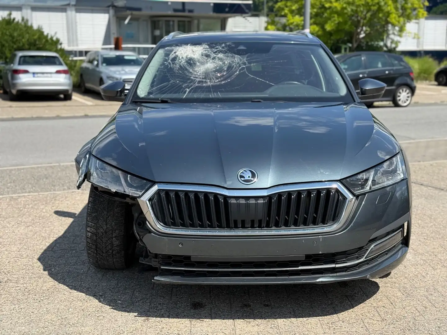 Skoda Octavia 2.0 TDI DSG STYLE:Leder,AHK, 11,-Netto Grau - 2