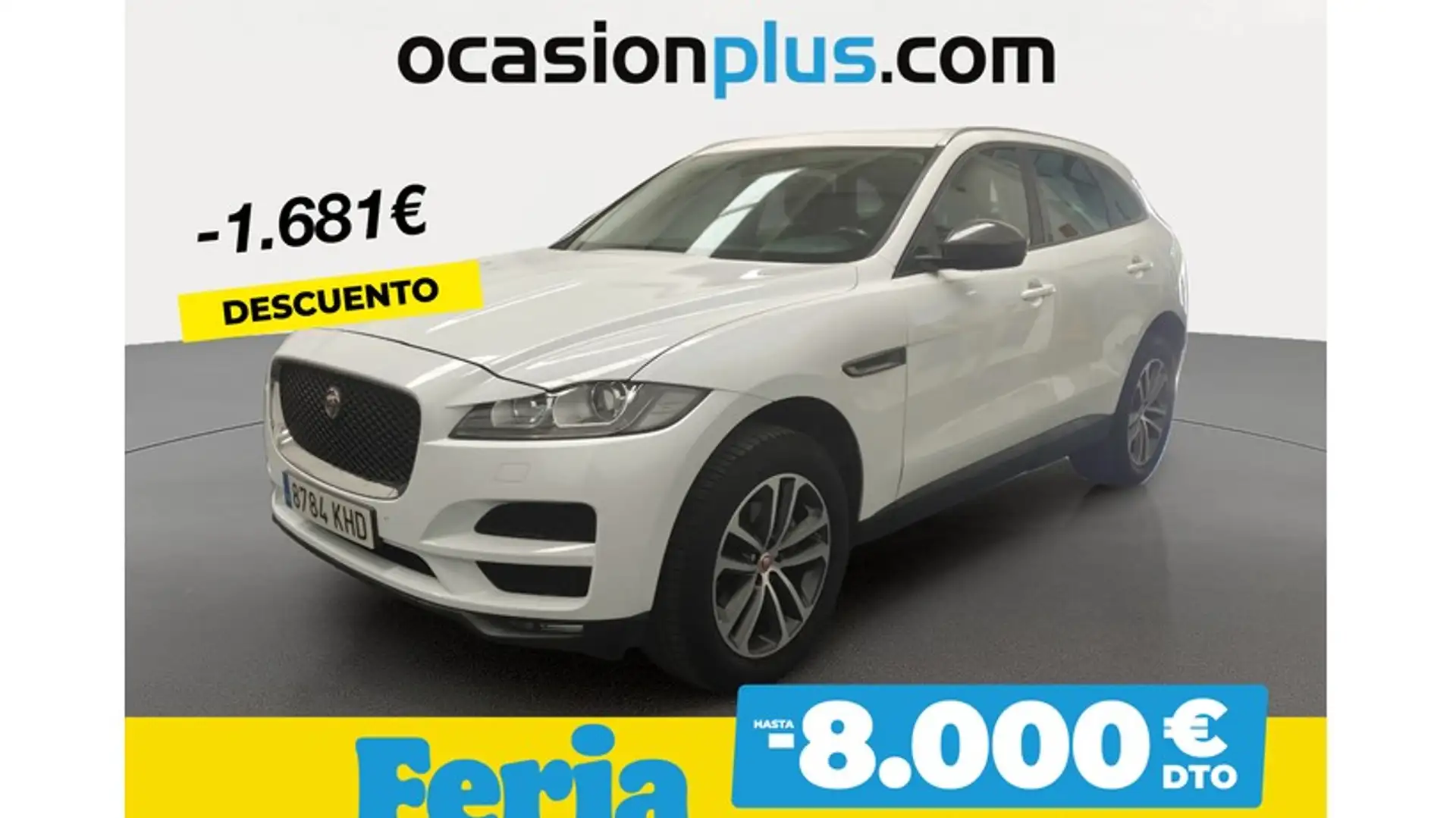 Jaguar F-Pace 2.0i4D Pure Aut. AWD 180 Blanc - 1