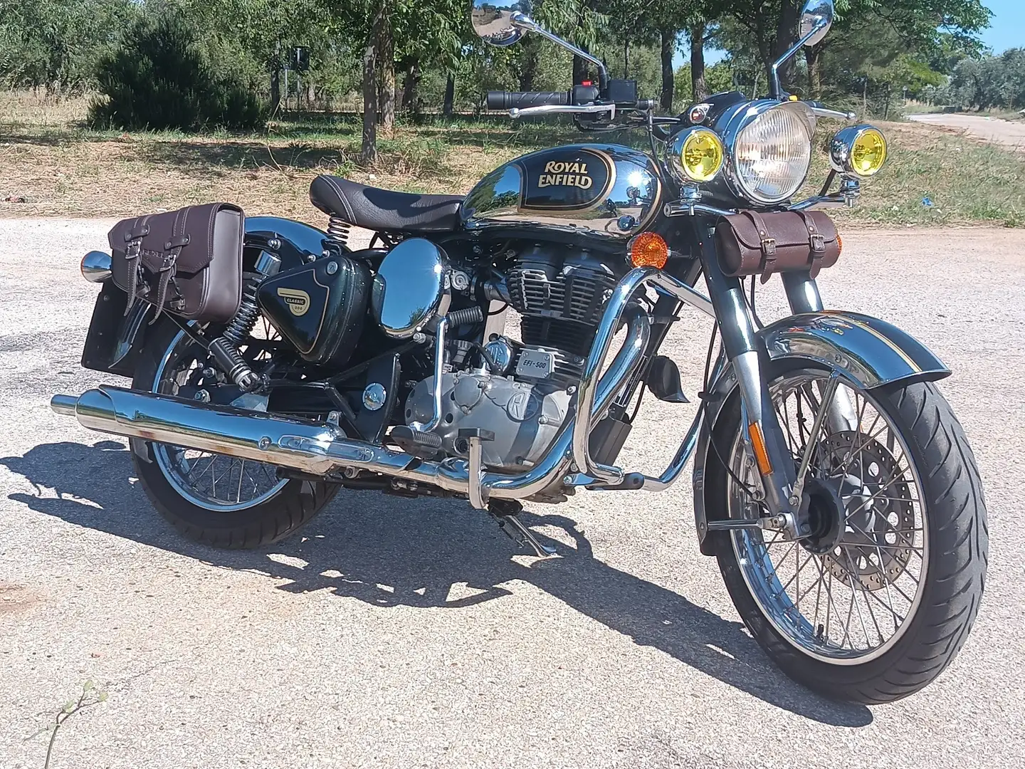 Royal Enfield Classic Chrome 500 efi Argento - 2