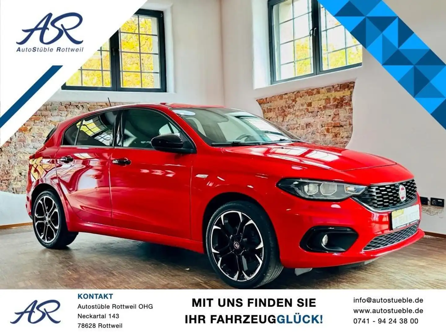 Fiat Tipo 1.4 T-Jet Sport Bi-Xenon Sitzh. CarPlay PDC Rot - 1
