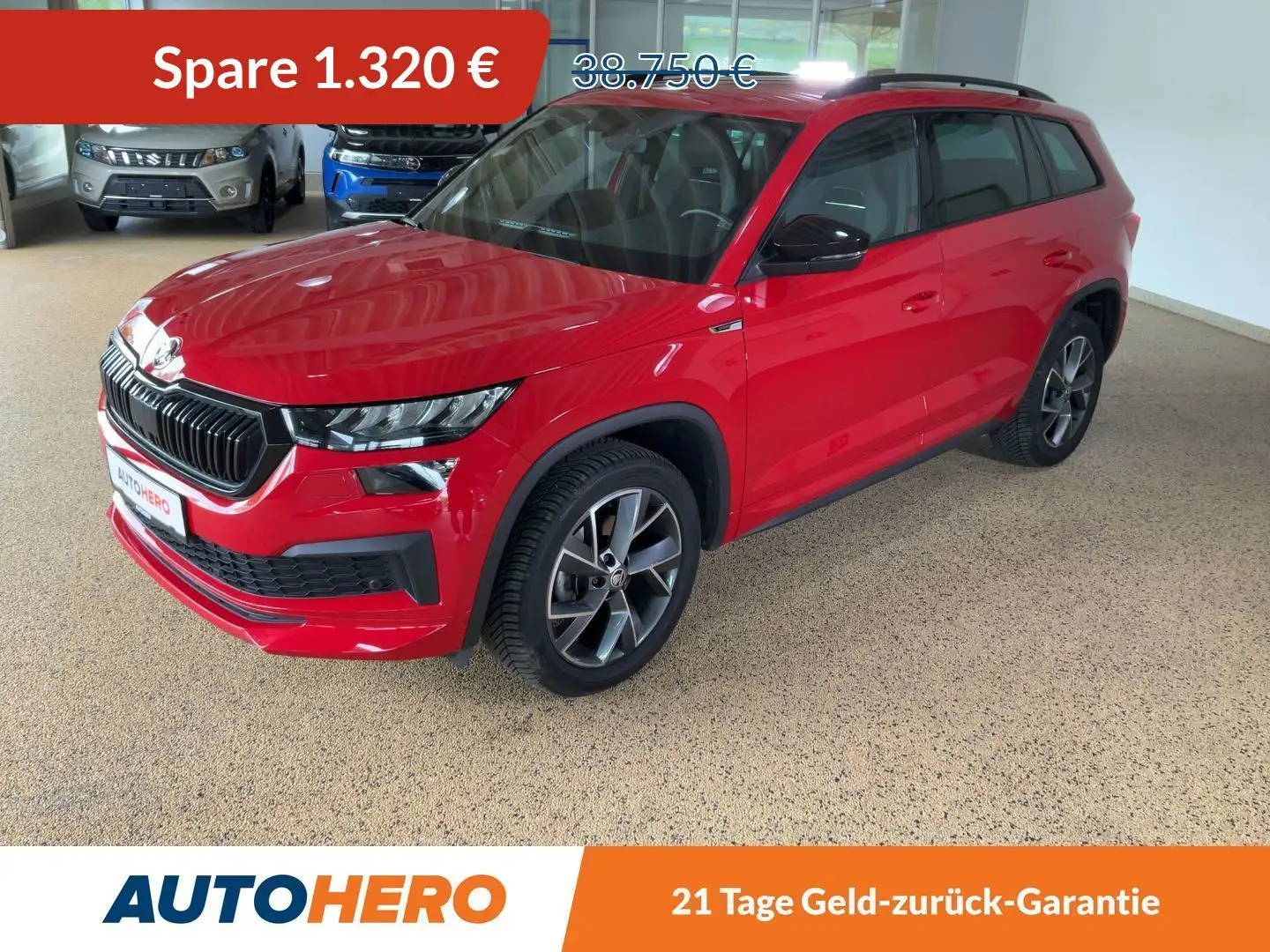 Skoda Kodiaq 1.5 TSI ACT SportLine Aut.*NAVI*LED*CAM*VC*TEMPO* Rot - 1
